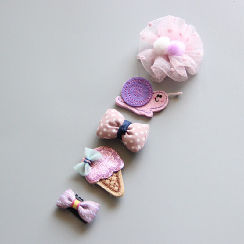 Toddler Hair Clips Set (5Pcs)